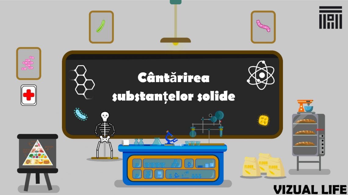 Cântărirea substanțelor solide